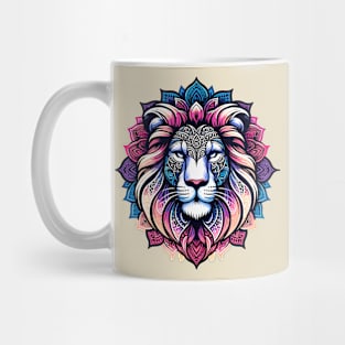 Mystical Lion Mandala Mug